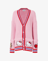 Hello Kitty Embroidered Knit Jacket - Women