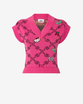 Hello Kitty Jacquard Vest - Hello Kitty x GCDS | GCDS