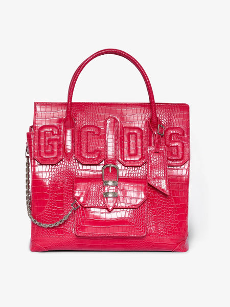 RED CROC GCDS MAN BAG Red | GCDS Official Website