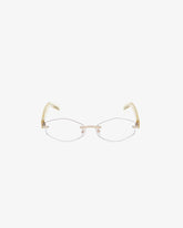 GD0040 Geometric Eyeglasses - Archive | GCDS