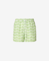 All-Over Waved Logo Print Swim Shorts - Archive | GCDS