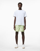 All-Over Waved Logo Print Swim Shorts - Archive | GCDS