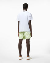 All-Over Waved Logo Print Swim Shorts - Archive | GCDS