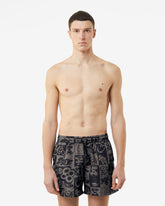 Checkboard Print Swim Shorts - Archive | GCDS