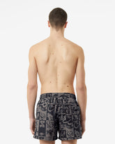 Checkboard Print Swim Shorts - Archive | GCDS