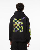 Checkboard Print Zip-Up Regular Hoodie - Archive | GCDS