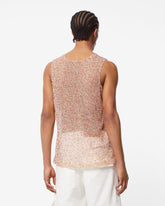 Embroidered Tulle Tank Top - Archive | GCDS