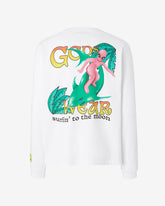 Surfing Wirdo Printed Long Sleeves T-Shirt - Archive | GCDS