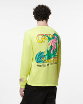 Surfing Wirdo Printed Long Sleeves T-Shirt - Archive | GCDS