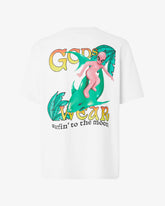 Surfing Wirdo Printed Loose T-Shirt - Archive | GCDS