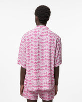 Waved Logo Print Bowling Shirt - Archive | GCDS