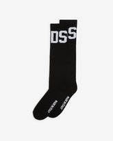 Mid Calf Band Logo Socks - Archive | GCDS