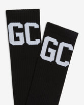 Mid Calf Band Logo Socks - Archive | GCDS