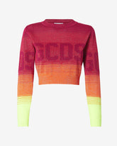 Lurex Degradé Cropped Sweater - Archive | GCDS