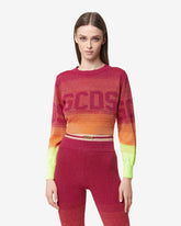 Lurex Degradé Cropped Sweater - Archive | GCDS