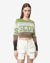 Lurex Degradé Cropped Sweater - Archive | GCDS