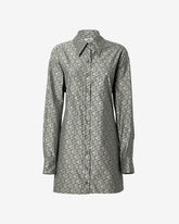 Bling Gcds Monogram Shirt Dress - Archive | GCDS