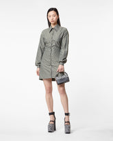 Bling Gcds Monogram Shirt Dress - Archive | GCDS