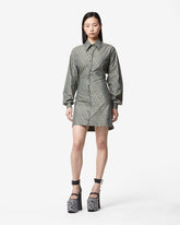 Bling Gcds Monogram Shirt Dress - Archive | GCDS