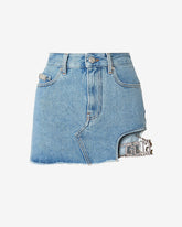 Gcds Bling Denim Skirt - Archive | GCDS