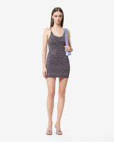 Lurex Melange Tank Mini Dress - Archive | GCDS