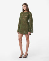 Gcds Monogram Macramé Dress - Archive | GCDS