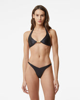 Metallic Logo Clip Bikini Bra - Archive | GCDS