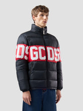 Down Jacket with Band Logo - Black | GCDS