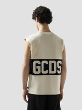 T-shirt smanicata con Banda Logo - Abbigliamento Uomo | GCDS