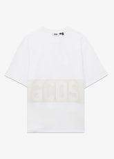 T-shirt regular con Banda Logo - Abbigliamento Uomo | GCDS