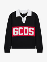 Long-Sleeved Polo Shirt with Band Logo - FULL PRICE ONLY | GCDS