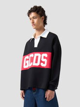 Long-Sleeved Polo Shirt with Band Logo - FULL PRICE ONLY | GCDS