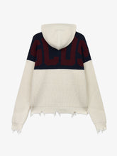 Felpa con cappuccio Band Logo Back - Bianco Whisper | GCDS