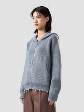 Band Logo Back Hooded Cardigan