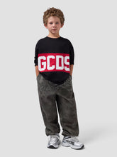 Long-Sleeve T-Shirt with Band Logo - Boy | GCDS