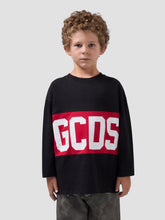 Long-Sleeve T-Shirt with Band Logo - Boy | GCDS