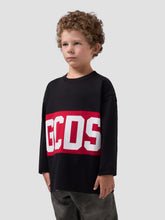 Long-Sleeve T-Shirt with Band Logo - Boy | GCDS