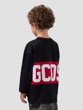Long-Sleeve T-Shirt with Band Logo - Boy | GCDS