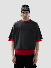 T-shirt over con logo solarizzato - Abbigliamento Uomo | GCDS